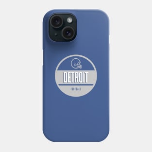 Detroit retro football Phone Case