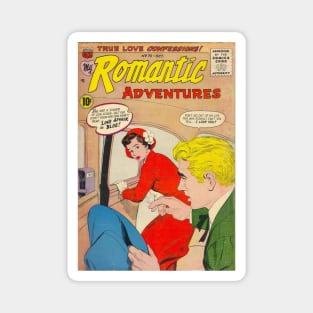 Vintage "Romantic Adventures" Cover Magnet