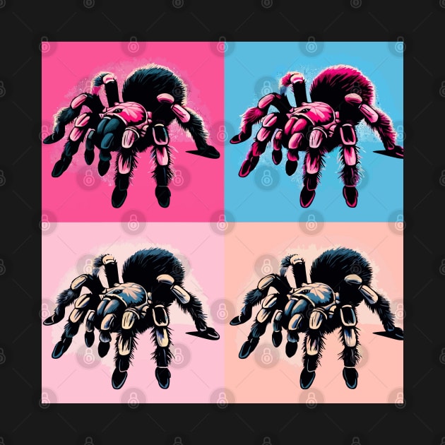 Pop Pink Toe Tarantula - Cool Spider by PawPopArt