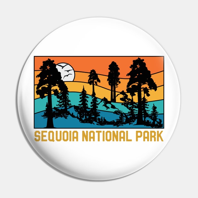 Vintage Sequoia National Park Souvenir Retro Sequoia Tree Pin by mrsmitful01