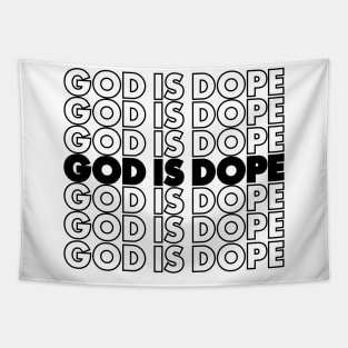 GOD IS DOP , Christian Jesus Faith Believer Tapestry