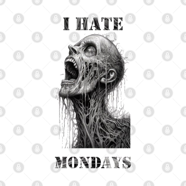 Monday Blues:  I Hate Mondays by TooplesArt