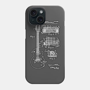 Electric guitar schematics Gibson les paul Phone Case