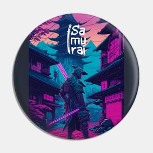 Futuristic Samurai: A Journey Through Time and Tradition Pin