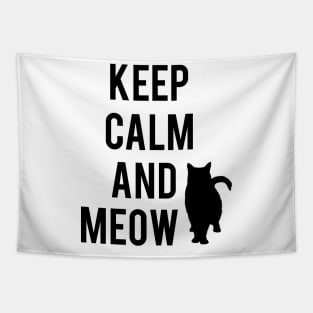 Keep calm and meow Tapestry