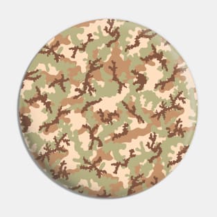 Desert Camouflage Pattern Pin