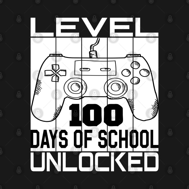 Level 100 completed 100 days of school unlocked by Just Be Cool Today