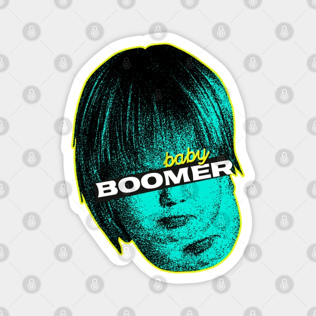 Baby Boomer Magnet by industriavisual