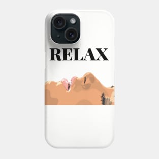 Relax Fashion Lying Woman Design Phone Case