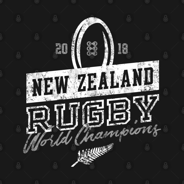 2018 New Zealand Rugby World Champions by CR8ART