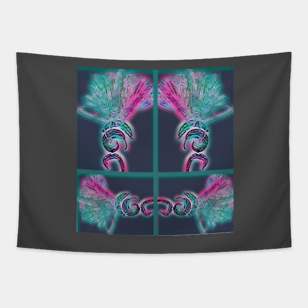 Organic Abstract design Tapestry by YollieBeeArt