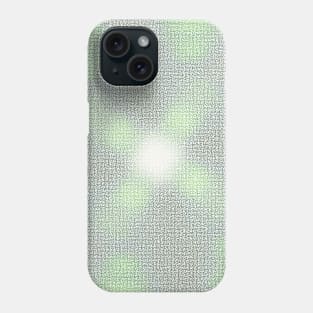 Green Maze pattern Phone Case