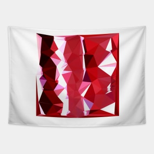 Barn Red Abstract Low Polygon Background Tapestry