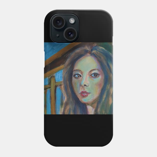 Keiko Phone Case by Great Auk Art