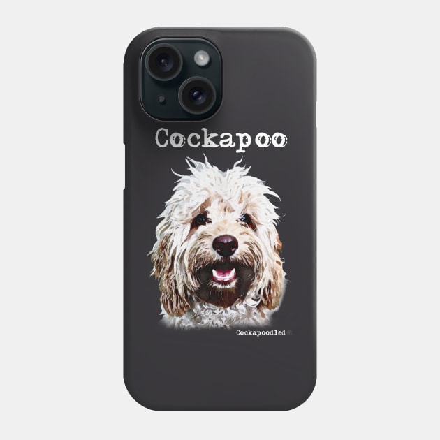 Champagne Blonde Cockapoo / Spoodle and Doodle Dog Phone Case by WoofnDoodle 