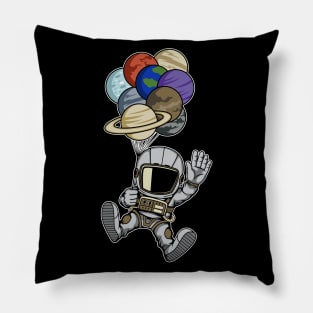 Astronaut Planets Balloons Pillow