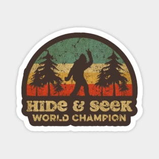 Bigfoot, Hide & Seek World Champion - VINTAGE Magnet