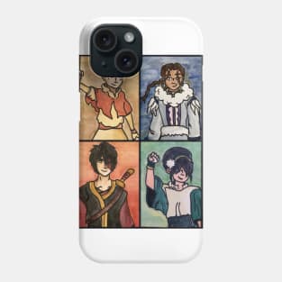 The Last Paintbender: Team Avatar Art Nouveau Phone Case