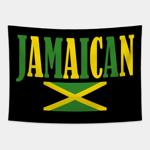 Jamaica, Jamaica Flag Tapestry by alzo