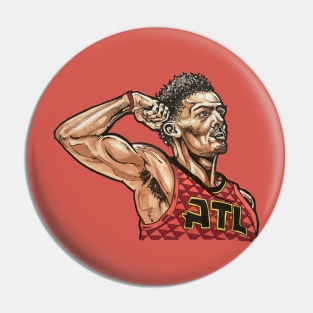 basketball atlanta atl old school Pin