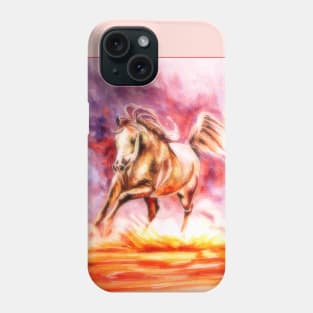 Arabian Horse. Desert Fire. Phone Case