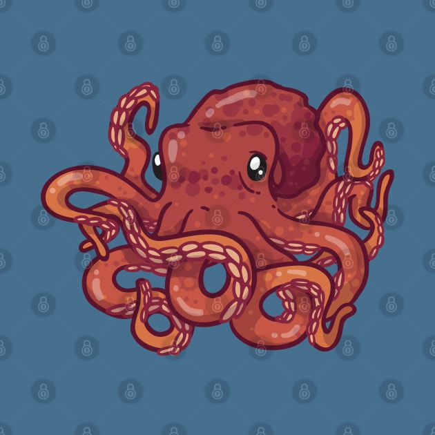 Giant Pacific Octopus by bytesizetreasure