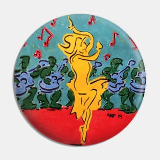 YELLOW DANCER Pin