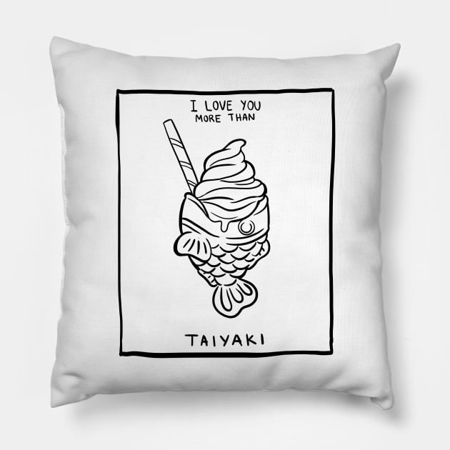 taiyaki Pillow by melivillosa