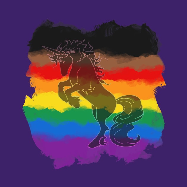 More Color More Pride Unicorn by Bardic Cat