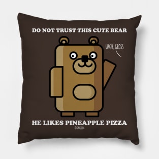 Cute Bear Untrusty Pillow