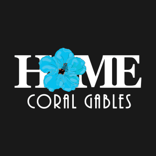 HOME Coral Gables Blue Hibiscus T-Shirt