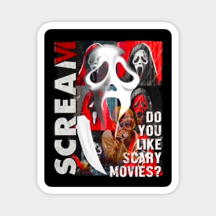 Scream art Magnet