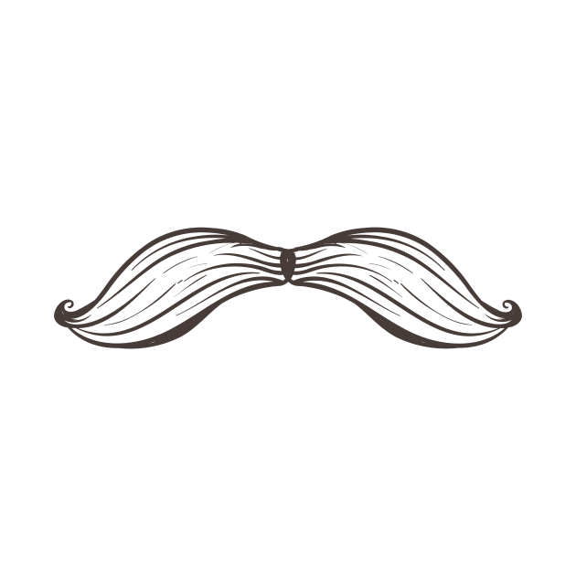 Simple moustache Sketch by InkyArt