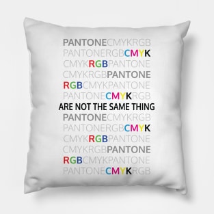 Are not the same thing Pillow