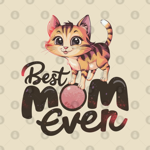 Best Mom Ever Kawaii Cats by Moulezitouna