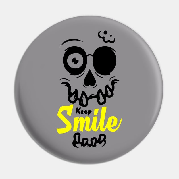 Keep Smile Pin by MD NASIR UDDIN