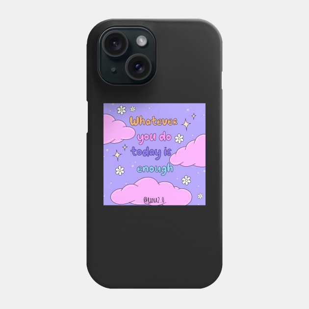 Enough Phone Case by Ranaawadallah