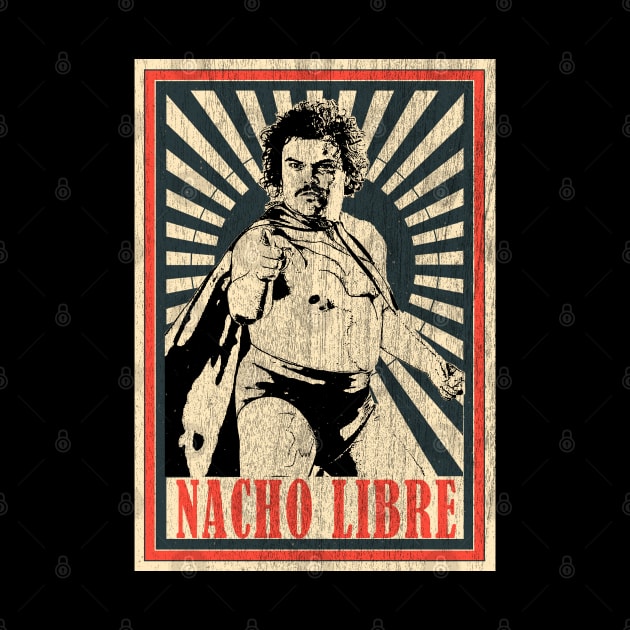 Vintage Poster Nacho Libre by Odd Even