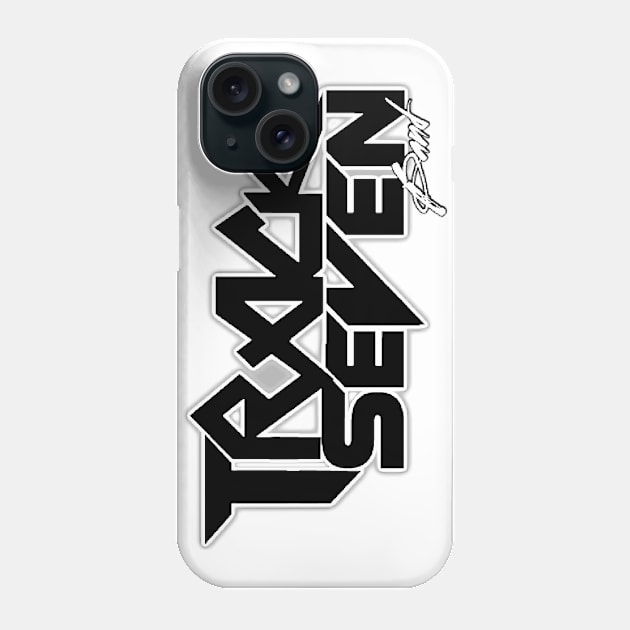 Throwback Track Seven Band Black Logo Phone Case by TrackSevenBand