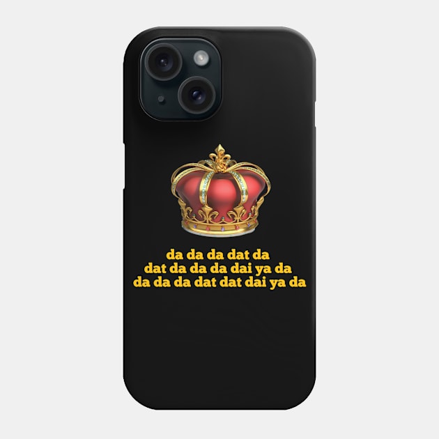 King George III Tee  Da Da Da Dat Da Phone Case by catlovers2020