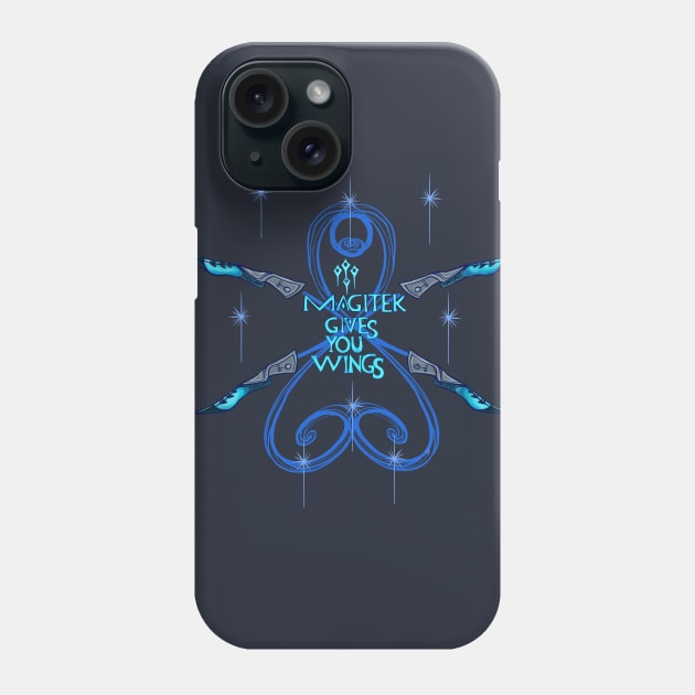 Magitek Gives You Wings Phone Case by manicgremlin