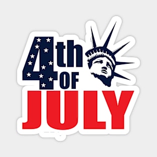 July 4, Declaration Of Independence Shirt Magnet