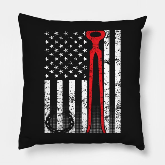 American Farrier Pillow by RelevantArt