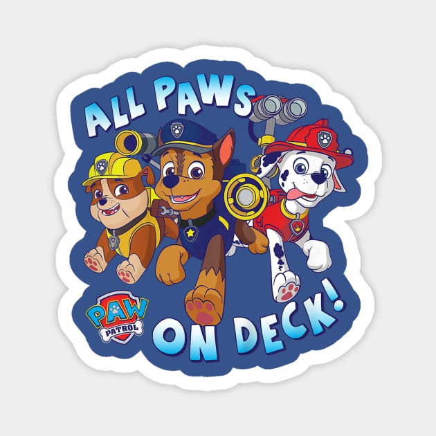 Evolution Paws (bold) Kids T- gift Magnet by Conal Eriksen