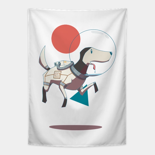 Gerty: perro espacial Tapestry by Gerty