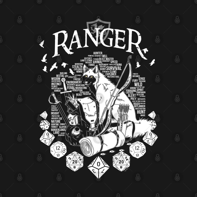 RPG Class Series: Ranger - White Version by Milmino