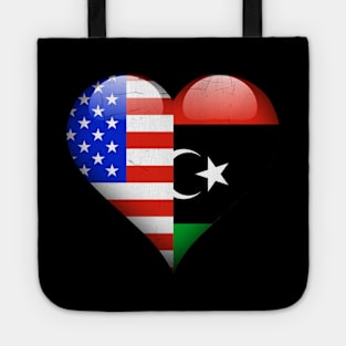 Half American Half Libyan - Gift for Libyan From Libya Tote