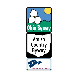 Amish Country Byway National Scenic Byway sign T-Shirt