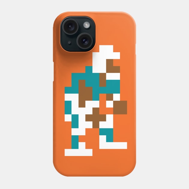 8-Bit Linebacker - Miami Phone Case by The Pixel League