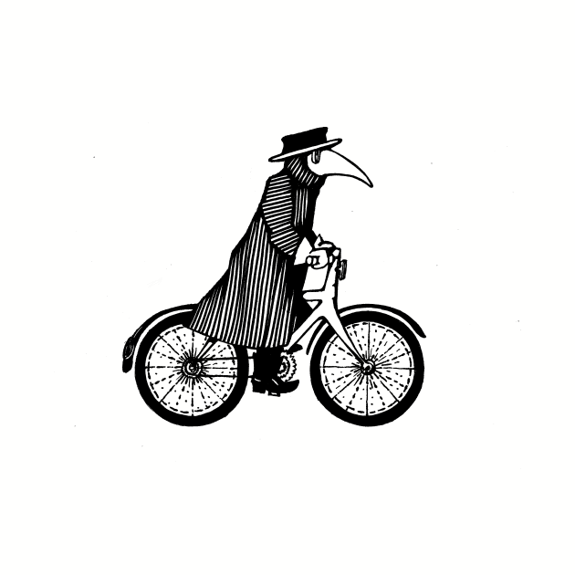 Bicycle Plague Doctor by ZooInk5